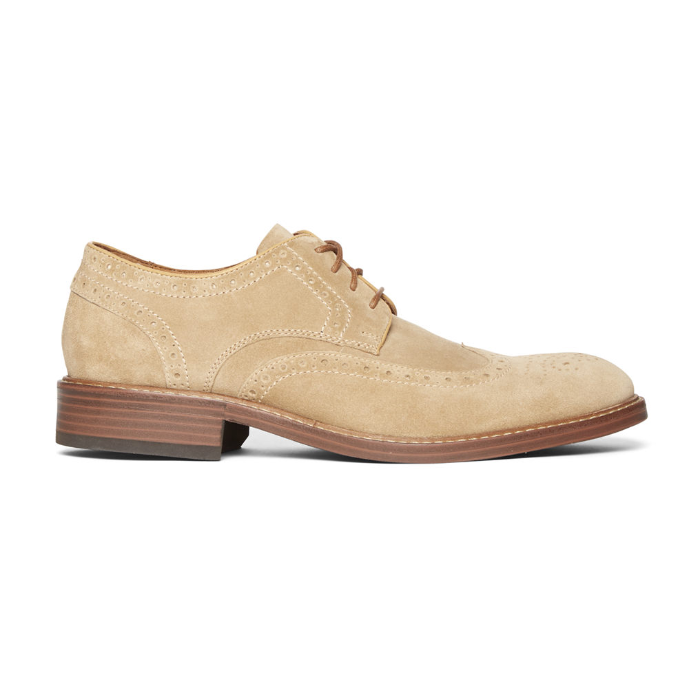 Rockport Snøre Sko Herre Khaki - Kenton Wingtip - ATOX76403